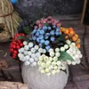 Dekorative Blumen, künstliche Blume, Obstzweig, rote Beere, gefälschte Pflanze, DIY-Girlande, Hochzeit, Party, Weihnachten, Jahr, Zuhause, Desktop-Dekoration