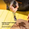 Hammer Claw Hammer obróbka drewna paznokcie metalowy młotek Hammer naprawa ręka ręczna z stalowym uchwytem rurowym