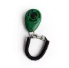 Pet Dog Training Click Clicker Agility Training Trainer Aid Dog Training Obedience Supplies with telescopic rope and hook