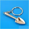 Key Rings Mini Metal Buckle Shovel Shaped Kirsite Keys Ring Originality Mti Function Ornament New Arrival 1 7Ae J2 Drop Delivery Jewe Otilj