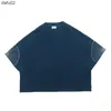 T-shirts pour hommes FG Vêtements pour hommes | 2021 printemps/été nouvelle marque de mode Hirata Tianzhu coton motif de broderie demi manches T-shirt pour hommes coupe ample L230515