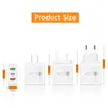 New PD45W Quick charge mobile phone charger 5V4A Euro-American regulation PD+2USB multi-port adapter charging head