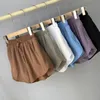 Pantalones cortos de yoga Lu Mujer Pantalones cortos deportivos Pantalones de yoga casuales Cordón ajustable Ejercicio Pantalones cortos Ropa de fitness Niñas Correr Pantalones elásticos para adultos Ropa deportiva