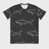 Herr t-skjortor runda krage t-shirts kort ärm killen gåvor besättning nacke tryckt sommar gata casual snygg daglig mode vid havet