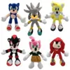 Sonic Hedgehog Anime Persoonlijk pluche speelgoedpolkussen kussen auto decoratie huizendecoratie vul speelgoedjongen en meisje geschenk schattig zacht en populair