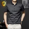Мужские футболки 2022 Летняя ледяная шелковая хлопчатобумажная футболка мужчина высокого качества плюс размер топов с коротким рукава