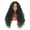 Highknight Cheap Price 100% Brazilian Virgin Human Hair Curly V Part Wigs For Black Women present