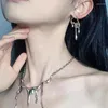 Chaînes délicat Unique liquide irrégulière lave gland collier ras du cou mode coréenne Kpop filles cou pour les femmes 2023 tendance bijoux
