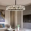 Chandeliers Designer Golden LED Chandelier Round Crystal Ceiling Modern Fashion Living Room Bedroom El Lobby Lamp