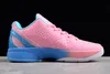 Mamba 6의 Protro Pink Rose Basketball Shoes Reverse Grinch Grinch Think Pink Blue What If White White Del Sol Mambacita Sweet 5 Protro Men Trainers Sports Sneakers