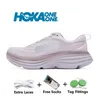 292023 Hoka ONE Bondi 8 Clifton Повседневная обувь Hokas Black White Shock Бег Пеший туризм ShoAbsorbing Road Carbon x2 Мужчины Женщины Кроссовки для бега Кроссовки для скалолазания и бега