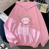 Men's Hoodies Sweatshirts Men's Hoodies Cute Axolotl Playing Video Games Gamer Cartoon Autumn Winter Harajuku Kawaii Printed Women Z230726