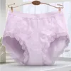 Women's Panties 6pcs women's Super Big Size Cotton Panties Women High Rise Pants Jacquard Breathable Underwear Plus Size Female Intimates Briefs 230516