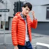 Men's Down Men Thin 2023 Ultra Hooded Plus Size Duck Coat Winter Autumn Mens Puffer Jacket Plumon Hombre KJ4710