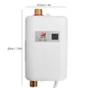 Heaters 3800W Tankless Electric Water Heater Bathroom Kitchen Instant Water Heater Faucet Temperature display Heating Shower 220V/110V