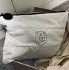 Hurtowa wysokiej jakości torba kosmetyczna w dół bawełny Nowa zaawansowana konsystencja duża pojemność przenośna torby do przechowywania