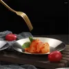 ボウル1PCステンレス鋼ラウンドソース料理調味料のプレートキムチボウル韓国大豆スナックデザート料理キッチン用品