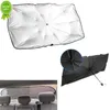 Neuer Auto-Windschutzscheiben-Sonnenschutz, Anti-UV, faltbarer Auto-Regenschirm, faltbarer Auto-Sonnenschutz, universelles Netz-Rückfenster-Visier mit Saugnäpfen