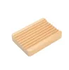 Natural Bamboo Soap Dish Soap Tray Holder Storage Soap Rack Plate Box Container for Bath Shower Plate Bathroom