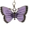 Nyckelringar Crystal Animal Butterfly Keychains Sier Fashion Vintage Rhinestone Chain Jewelry Presentbil Charms Holder Keyrings 628 Z2 Dr Otpku