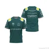 Aston Martin 2023 Summer F1 Team T-shirts Pilote de course espagnol Fernando Alonso 14 et STROLL 18 Vente chaude T-shirts surdimensionnés