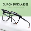 Reading Glasses VICKY IN Magnetic Clip on Optical Myopia Glasses For Men Women Polarized Sunglasses Prescription Reading Glasses TJ2190 230516