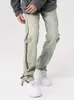 Men's Jeans Men's Fashion Loose Fit Straight-Leg With Zipper Vintage Washed Y2K Pants Mens Baggy Men Clothing