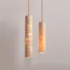 Hängslampor modern typ naturlig dolomite enkel hem boende restaurang kreativ dekoration rum ljuskrona