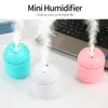 Ångare funshing 250 ml mini ultraljudshumidifierare eterisk olja diffusor LED -ljus USB mist maker bil luftfräschare för sovrumskontor 230515