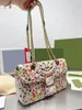 Blomma 2023 Nya MS axelväskor axelväskor designer designer väska kvinnor crossbody väska kohud läder textur väska lyxvaror handväska kreditkort