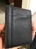 Card Holders Men's Genuine Leather Slim Solid Color Wallet Male Casual Thin Holder ID Case Men Purse Black Useful