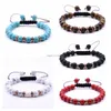 Perlé Nouvelle Mode 10Pc / Set Bracelets Chanceux Tissés À La Main Paillettes En Or Rose Tressé Turquoise Ennemi Vente Drop Delivery Jewelry Dhzdh