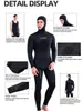 Roupas de mergulho secas Suje de camuflagem de 3 mm Fissão de manga comprida com capuz 2 peças de neoprene submersíveis para homens mantêm o traje de mergulho à prova d'água quente 230515