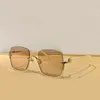 1279 Occhiali da sole quadrati oro / grigio Occhiali moda estiva da donna gafas de sol Occhiali da sole firmati Shades Occhiali da sole UV400 Eyewear