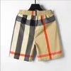 Designer Men's Shorts beach pants European and American brand trend classic simple checkered loose large size M-4XL women's same style #001