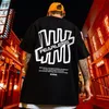 Mens Tshirts Cotton T 셔츠 Hiphop Streetwear Harajuku Print Tops Tees 여름 느슨한 짧은 소매 대형 소매 8xl 230516