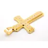 Hanger kettingen Big Golden Rood Cross Gold Color Sieraden Roestvrij staal Black metalen ketting voor mannen/vrouwen Leuk cadeau