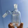14mm 45 ° Catcher de cinzas Cabeça 45 graus tubo de água de vidro de vidro transparente shisha