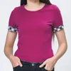 Dames t-shirt ridder tops hoogwaardige dames korte mouw zomer t shirts katoen casual solide kleur dame t mode 230516