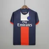 PSG jersey 1990 1991 1992 1993 1994 Retro de Football RAT Maillots GUERIN paris football Jersey 93 94 maison bleu blanc loin la qualité supérieure de chemise de classique vintage