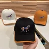 Baseball cap designers hats ball cap Letter sports style travel running wear hat Animals temperament versatile caps bag and box packaging