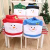 Christmas Decorations 4 Colors Chair Cover For Home Snowman Large Hat El Table Decoration Year Gift