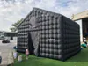 Large Black Inflatable Night Club Cube Wedding Tent Square Gazebo Event Room Big Mobile Portable Party Pavilion for Backyard