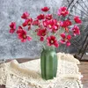 Decorative Flowers Artificial Gesang Flower Single Branch Imitation Fake Silk For Home Living Room Arrangement Wedding Decoration