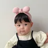 Acessórios para o cabelo da moda fofa de bebê fofo bowknot na cabeça da cabeça infantil chapéu menina