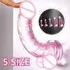 Soft Silicone Jelly Penis with Cock Adults Toys Shop Big Butt Plug For Woman Anal Sex Toy Realistic Huge Suction Cup Dildo