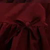 Fille Robes Fille Enfants Filles Printemps Coton Arc Robe À Manches Longues Automne Bébé Tops