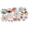 Fiori decorativi Pacchetto materiale fiore simulato Seta artificiale Accessori per anelli fatti a mano fai-da-te Hanfu Copricapo antico