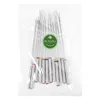 Set di stoviglie 12 pezzi Forchetta per fonduta Utensili per barbecue Frutta Dessert in acciaio inossidabile