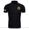 Hommes T-shirts Burkina Faso Polo Hommes Manches Courtes Blanc Marques Imprimées Pour Pays 2023 Coton Nation Équipe Drapeau Casual BFA Burkinabé